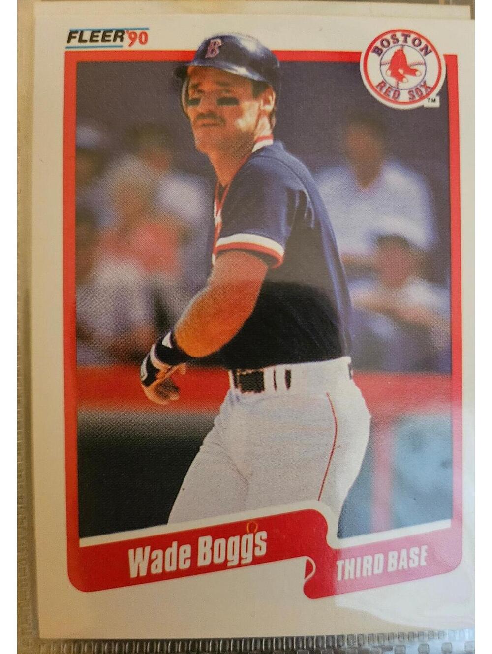 1990 Fleer #268 Wade Boggs Baseball Card